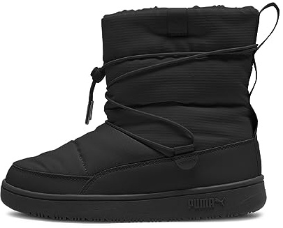 PUMA Women's Snowbae Boots, Black-Shadow Gray, 7, Black-shadow Gray, 42 EU