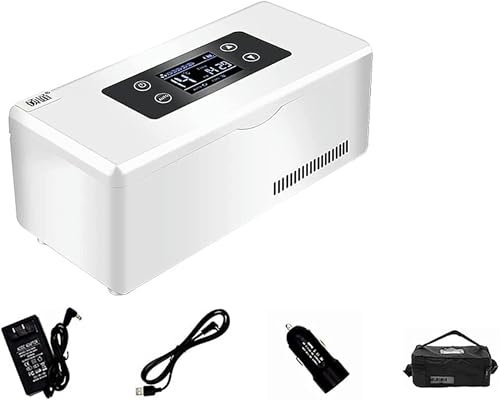 GZYHDC Frigorifero per Scatola frigo per insulina Frigorifero per Scatola frigo per insulina, Frigorifero Elettrico Borsa frigo per Borsa frigo elettrica Contenitore per Frigorifero per insulina Te