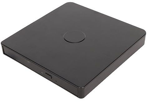CCYLEZ External Optical Disk Drive Enclosure Kit, Integrated Design USB3.0 Plug and Play Ultra Slim External CD DVD Drive Enclosure for Laptop (C Style)