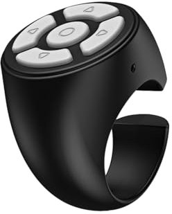 Scrolling Ring - Comfortable Wireless Finger Scroller, Portable Remote Control Ring | Video Recording Remote With Ring Design, Ring Finger Remote Control For Video Recording Home Travel, Car, Camping