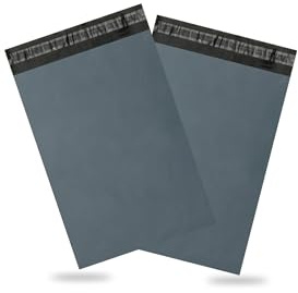 G4GADGET 25 x 25 x 35 cm stora postväskor – rivbeständiga, vattentäta plastpåsar för frakt – perfekt för förpackning av kläder och paket, stark självtätning