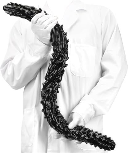 80cm Doppeldildo Extra langer Analdildo Butt Plug Weiches Anal plug Realistischer Penis Riesen Dildo Masturbator Prostata Massage Analspielzeuge für Frauen Lesbisch Männer,Schwarz,80cm