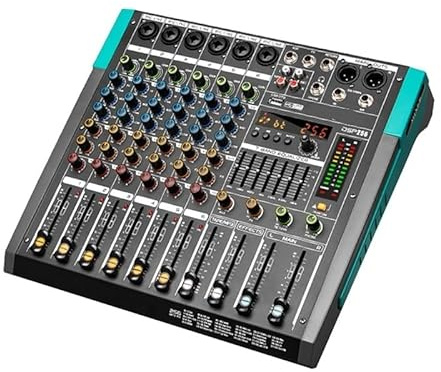 Mezclador profesional, consola con placa de sonido de 6 canales, interfaz del sistema de mesa de mezclas,Una Experiencia De Sonido MáS Interesante