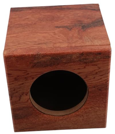STOBAZA Car Audio Wooden Box Speaker Enclosure for Trucks Vehicles Loudspeaker Box