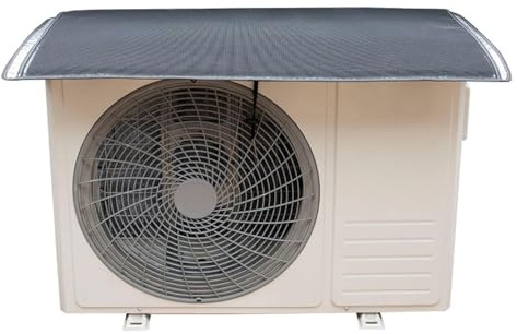 Housse Climatiseur Extérieur, Protege Moteur Clim, Film Aluminium, Isolation Thermique, Protection Solaire, Ignifuge(110x55cm/43.3x21.6in)