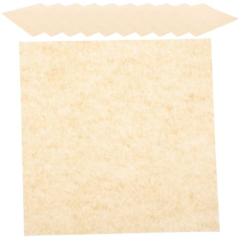 SOIMISS Papel Absorbente de Aceite Desechable 500 Hojas 20X20 CM Papel Antigrasa para Freír Alimentos y Hornear para Pizza Sándwiches y Aperitivos Material Ecológico Natural