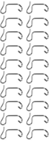 Tensor de valla de alambre galvanizado 20/30/40 piezas, agarre de tensión resistente y abrazaderas para instalación de ranchos de pastos de granja, mango tensor de alambre resistente