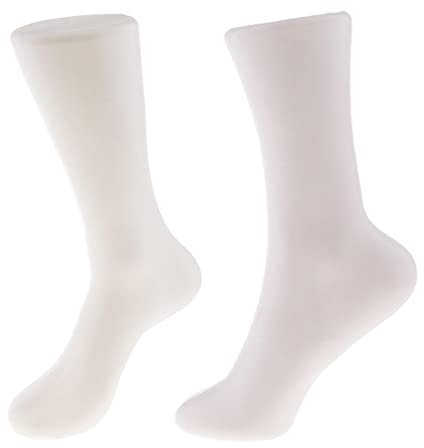 perfk 2 Stücke Männlich Fuss Dekofuß Dekobein Schaukasten Puppen Füße Schaukastenpuppe Schaukastenfigur Bein