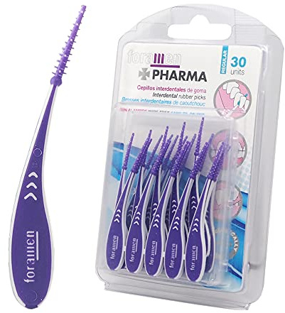 Cepillos Interdentales de Goma · 30 unidades · Con un diseño Cónico y sin Alambre · Eficaces con aparatos de Ortodoncia · Cuidado e Higiene Diario