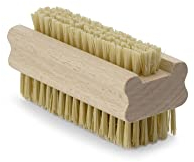 Novaliv Hand-Bürste aus Holz Nagelbürste Bürste für Hand Nägel und Finger Professionelle Reinigung PPN Borsten Nagelbürste hart Borsten Fingerbürste Handwaschbürste Bürste