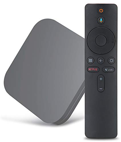 Télécommande pour Xiaomi Mi Box S, Remplacement Télécommande pour Xiaomi Mi Box S XMRM-006 avec Bluetooth Vocale Fonction