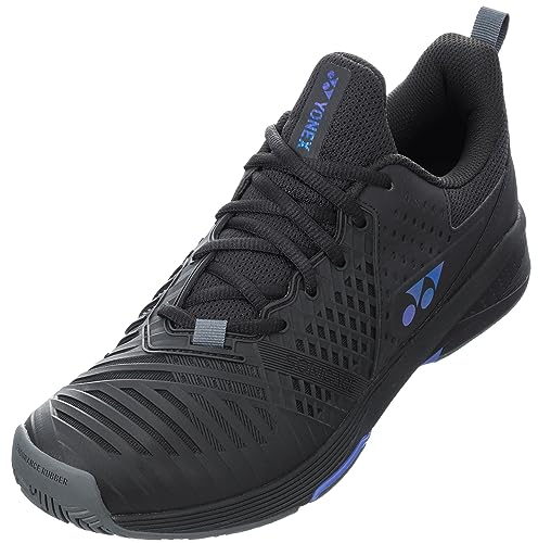 YONEX Power Cushion Sonicage3 SHTS3MACEX (White/Red), Schwarz/Limettengrün, 45.5 EU