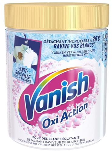 Vanish Oxi Action Booster de Blancheur - Détachant Textile & Raviveur de Blancheur - Poudre 940g
