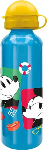 STOR Disney Mickey Mouse Mickey Mouse Mickey Mouse blaue Kinderflasche 530 ml mit Ausguss und Schutzverschluss