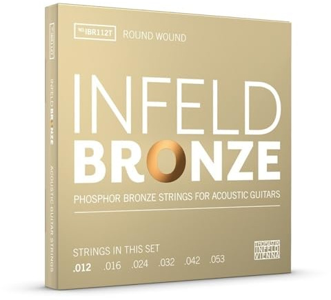 Thomastik-Infeld Akustik-Gitarren Saiten - Infeld Bronze - Satz - Phosphor-Bronze - .012-.053 - IBR112T