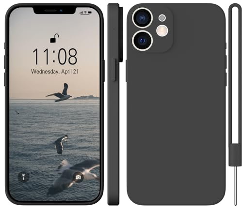 WXX fr iPhone 11 Hlle silikonfodral, Dnn Slim med mikrofiber, reptåligt allsidigt skydd fodral för iPhone 11 6,1 tum matt svart