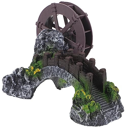 PHENOFICE Aquariumbrücke Aquarium-landschaftsdekoration Brücke Ornament Miniatur Wasserlandschaft Für Aquarium