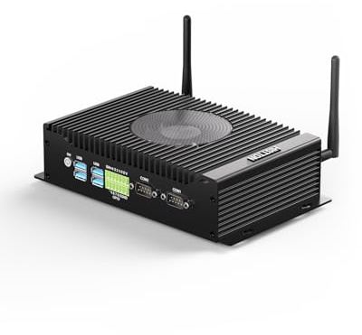 HISTTON Mini PC Industriale Windows 11 Pro, Core i5-10210U, 16 GB DDR4 512 GB M.2 SSD, Mini Computer Dual HD+DP 4K Triplo Display, WiFi 5/BT4.2/USB3.0/RS232/485 COM, Mini Desktop Supporta Linux/Ubuntu