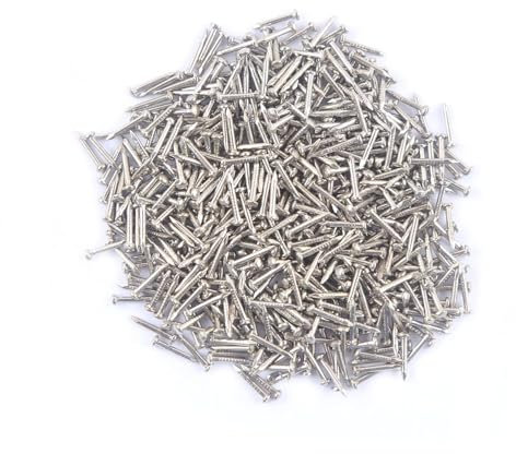 huruirui 1.5 * 20mm 500pcs Chiodi Piccoli Chiodo di Ferro per Foto Chiodi per Foto Appese Lavorazione Del Legno Mobili Fai Da Te Chiodi Decorativi Piccolo Argento