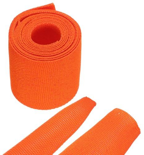 sourcing map 1m Braided Cable Sleeves Heat Shrinkable Fabric Sleeving,PET Expandable 1 9/16 3ft Orange 2:1 Ratio Heat Shrinkable Cord Protector for Harness Network Cable Protection