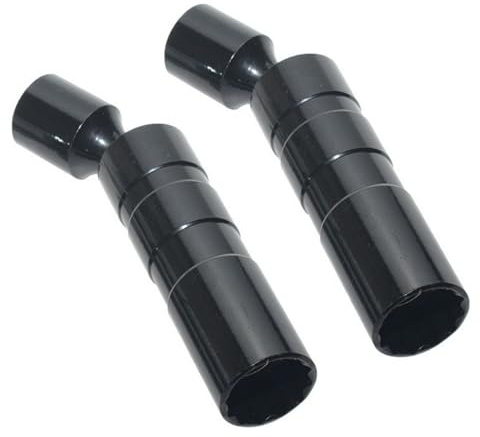 Juego de enchufes para bujías de 14 mm y 16 mm, 3/8 pulgadas, construcción de pared delgada, 12 puntos de reparación de automóviles