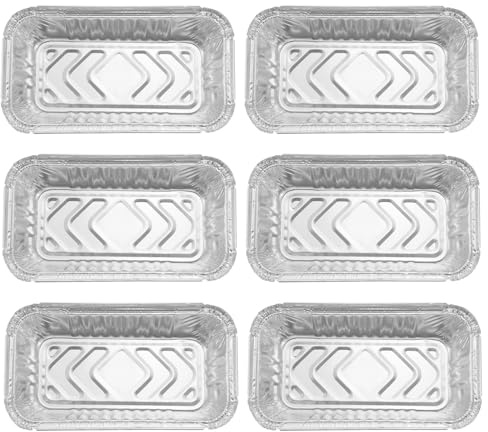 FIXOSHEE Lot de 25 Barquettes en Aluminium Jetables 670 Ml sans Couvercle, Résistantes à Haute Température pour Cuisson et Barbecue, Supports Alimentaires Pratiques et Recyclables, Plat