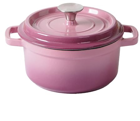 Dutch Oven Pot with Lid, Enameled Cast Iron Oval Dutch Oven, Bread Oven, for Sauteing, Roasting, Baking and Bread Making (2)