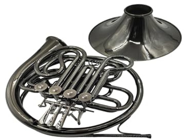 Doppelreihiges Waldhorn In Der Tonart B Bis F Schwarz Nickel Finish