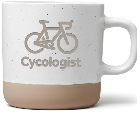 Cycologist Tasse Lustiges Fahrrad Rennrad Kaffeetasse Radsport Becher Wortspiel Fahrradfahrer idee Bike Humor Coffee Mug (Einseitig Graviert)