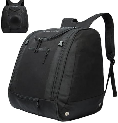AUMTISC Skischuh Tasche Ski Rucksack- Snowboard Stiefel Tasche Skischuh Rucksack für Flying Air Handschuhe Jacke Goggle