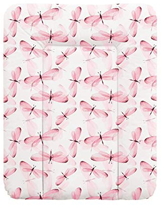 Ceba Baby W-143-099-543 Soft changing mat small (50x70) Libélula, Camaleón Blanco, Tucán,Pina,Flores