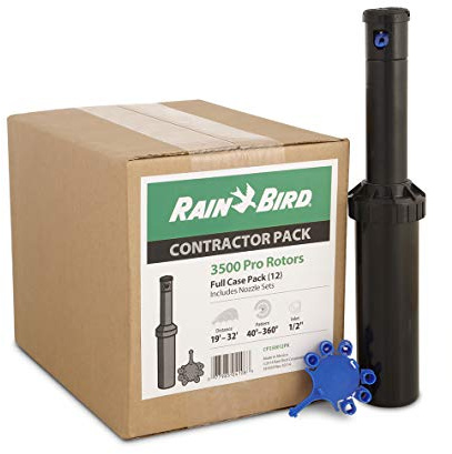Rain Bird CP350012PK Professionelles Rotor mit Regenvorhangdüsen-Set, 40 ° bis 360 ° Muster, Sprühdistanz, 12 Stück