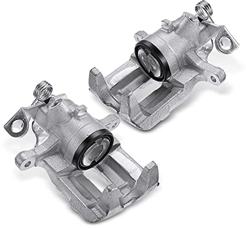 Frankberg 2x Brake Caliper Disc Brake Rear Left Right Compatible with Primastar Bus Primastar Box Vivaro Estate Vivaro Box Trafic II Bus Replace# 7701056165