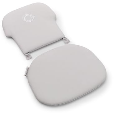 Bugaboo Giraffe Baby Set Almohada para la Trona de Bebé Bugaboo Giraffe, Cojines para Respaldo y Asiento, Tejidos cómodos, Repelente al Agua y las Manchas, Fácil de Limpiar, Blanco