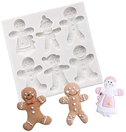 TTOA - Weihnachtsform für Lebkuchenmann, Fondant, Zuckerguss, Zucker, Bastelform