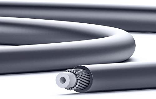 Generisch Fahrrad Schaltzug Hülle Außenzug Bowdenzug Kabelhülle 4mm Teflon Grau Meterware OT-SP41