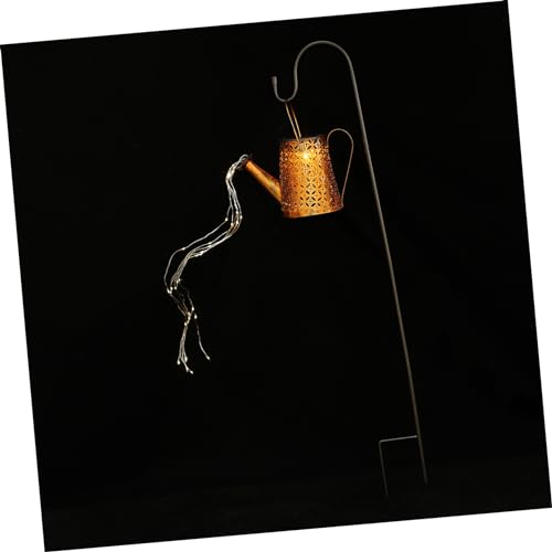 UKCOCO Solarlampe Für Außen Solar-wasserkocherlicht Solar-rasenlicht Gartenlicht- Outdoor Landschaft Beleuchtung Eisenmaterial Regendicht Nachtlampe