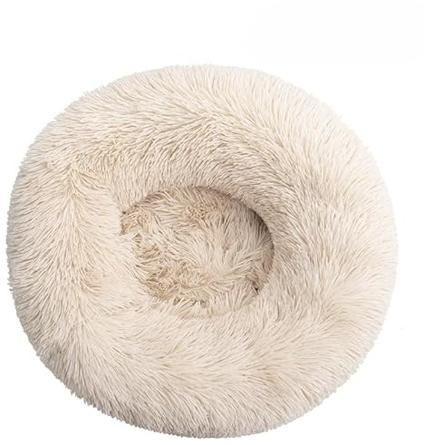 SWZEC wahre katzenliebe Kuscheliges Katzenbett Wolke 7- das Original (80CM,Beige)