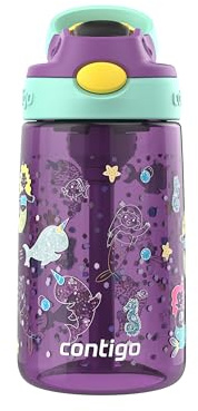 Contigo Kids Water Bottle with Redesigned AUTOSPOUT Straw, 14 oz