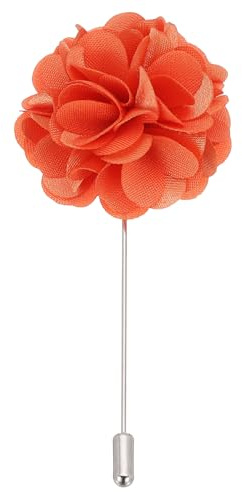 PATIKIL Blumenanstecker Pin, Reversnadel für Herren, Kamelienblume für Anzug, Abschlussfeier, Jubiläumsbrosche, Outfit-Zubehör