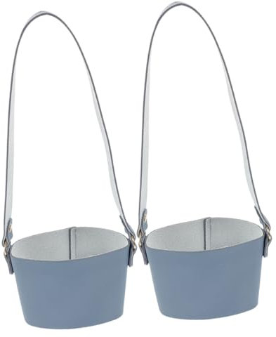 UPKOCH 2stücke Wasserflaschenträger Mit Gurt Wasserflaschenschlinge Aus Pu-Material Wasserflaschenhalter Zum Tragen Becherträger Für Outdoor Wasserflaschengriffgurt Praktisch Und
