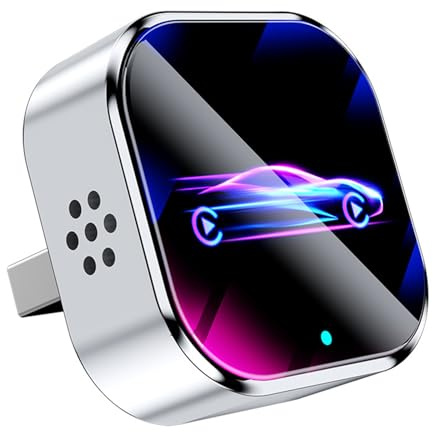 MZU CarPlay Wireless Adapter für iPhone – Upgrade auf kabelloses CarPlay, Plug & Play, USB/Type-C, Mini & Stabiler Wireless Car Play Adapter kompatibel mit Apple iOS 10+ & Wired CarPlay Autos ab 2016