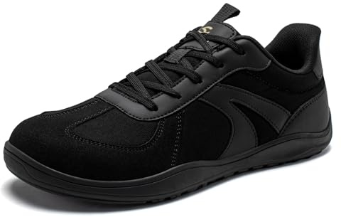 HOBIBEAR Wide Barefoot Shoes Hands Free Slip On Classic Retro Fashion Sneakers for Women Men