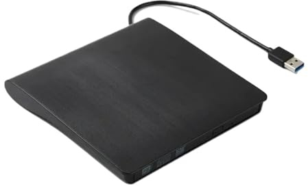 Unità CD DVD esterna, lettore DVD portatile USB 3.0 for PC desktop e laptop Trasmissione veloce