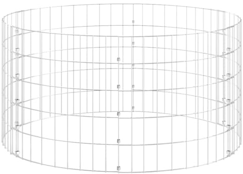Genérico Compostador de jardín Acero galvanizado Ø100x50 cm,Casa y jardín,Jardín,Jardinería,Compostaje,Compostadores,Plateado,4.9 kg,3115943