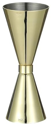 Jigger en Acier Inoxydable 30/45ml, Bar à Cocktail, Outils et Accessoires de Mesure(Gold 30 45ml)