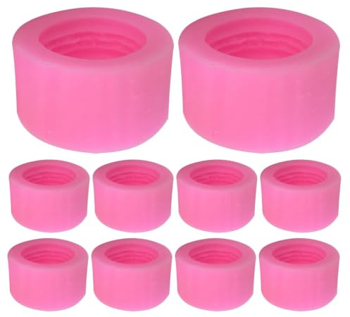 Tofficu Stampo in Silicone 3d per Macaron Design Artistico, Resistente e Facile da Sformare, per Fondente e Dolci Natalizi, Confezione da 10 Pezzi