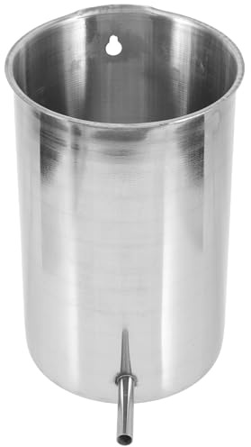 MUSISALY Seau de Nettoyage Acier Inoxydable Argent Conteneur Portable Facile à Utiliser pour Nettoyage Intime et Usage Domestique