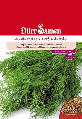 Saatscheiben Dill Samen Topf Dill Ela Dillsamen 3 Saatscheiben Küchenkräuter Kräutersamen Saatgut Balkon Garten Hochbeet Kübel Dürr Samen