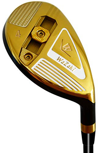 Japan wazaki WL-III Mx Steel verstellbarer Hybrid-Golfschläger mit Schlägerhaube, 20 Grad Loft, A Flex, 65 g Graphitschaft, Nr. 4, Rechtshänder
